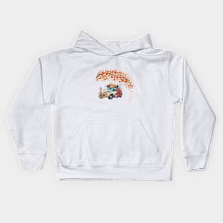 Autumn leaves are a great design Kids Hoodie